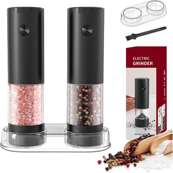 Electric Salt & Pepper Grinder Set - Picture 3 of 4
